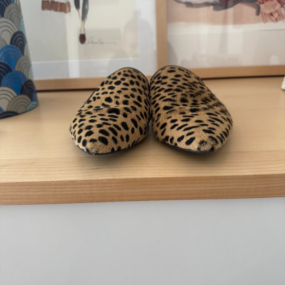 Jenni Kayne Cheetah Pony Hair Mules (Size 38 Excellent Condition) - Picture 2 of 9
